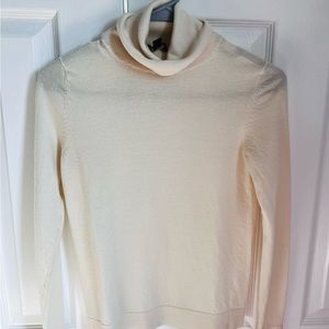 EUC white/cream lightweight merino wool sweater